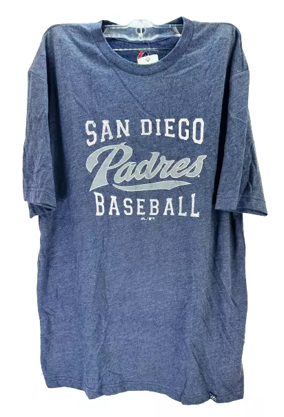 Majestic Herren San Diego Padres Spektakuläres Kurzarm T-Shirt, Marineblau M