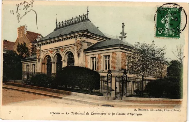 CPA Flers .- Le tribunal de commerce et la caisse (195991)