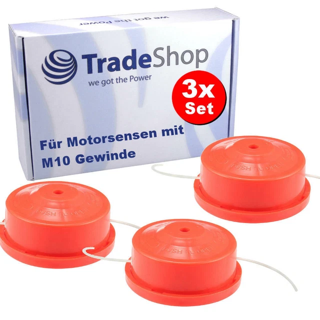 T35 Mähkopf 2er Set - Für Rasentrimmer & Motorsensen