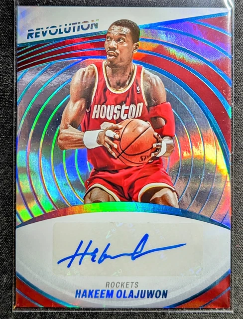 HAKEEM OLAJUWON AUTO 2022 23 Revolution Basketball SSP #A-HKO Rockets INFINITE