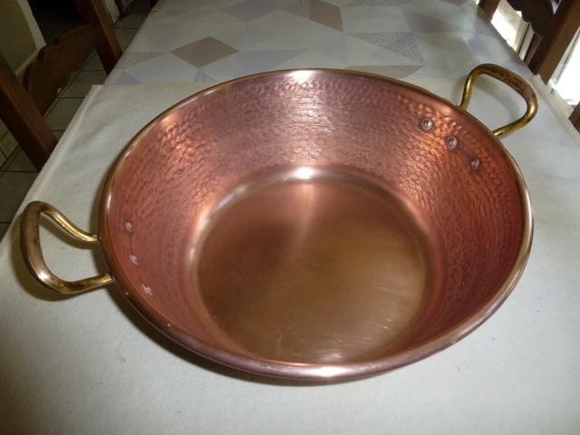 Pot à Confiture En Aluminium Épais D'Agnelli De 500 Mm Diamètre 3 Mm