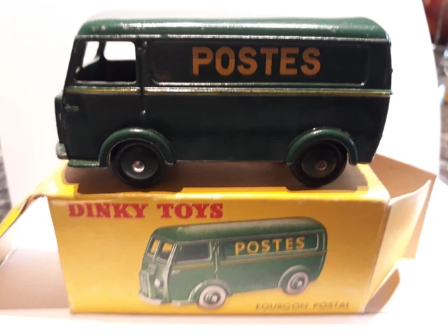 Dinky Toys  Fourgon Postal 25Bv  Peugeot D.3.A +Boite D'origine
