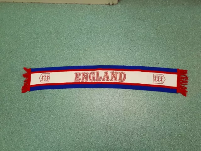 Vintage England Football Supporters Scarf