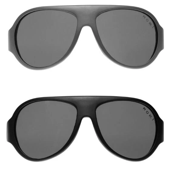 MOKKI LUNETTES DE Soleil Clic Changement Junior 2 5 Ans Noir 2