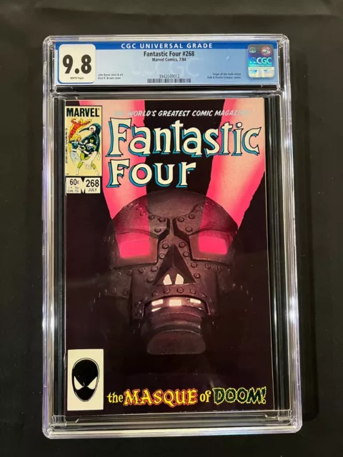 Fantastic Four #268 CGC 9.8 (1984) - Doctor Doom - Origin of She-Hulk re-told
