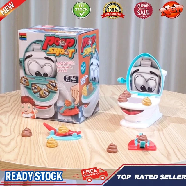 PRANK CATAPULT GAME Catapult Poop Tabletop Toys Family Party