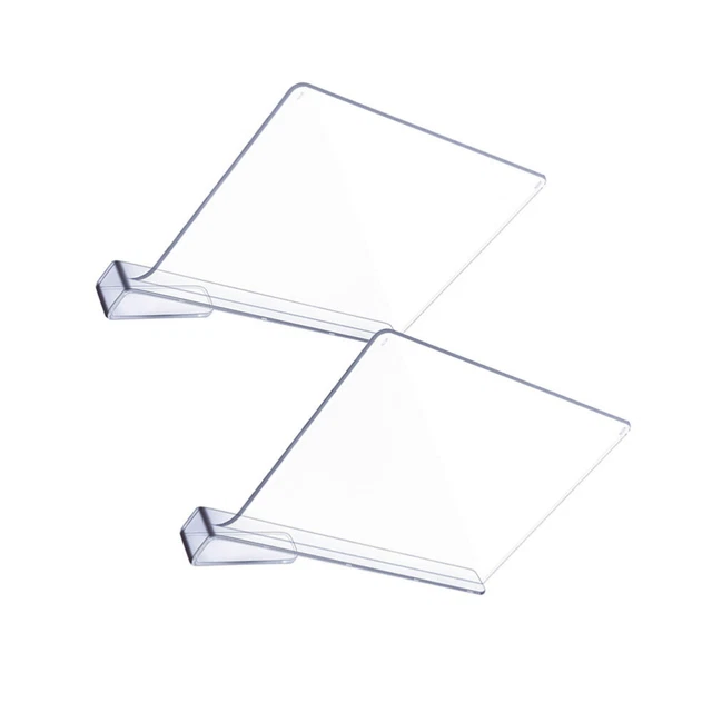 Cabilock 6 Pezzi Alzate Per Display In Acrilico – Supporti Per Esposizione Gioielli E Scaffali