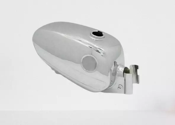 Suitable For Zundapp Ks 50 Cross 517-52 Chrome Petrol Tank 1975