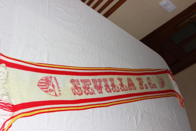 Écharpe Ancienne FC Barcelone - Officielle Sérigraphiée Bords Senyera - Très Bon état