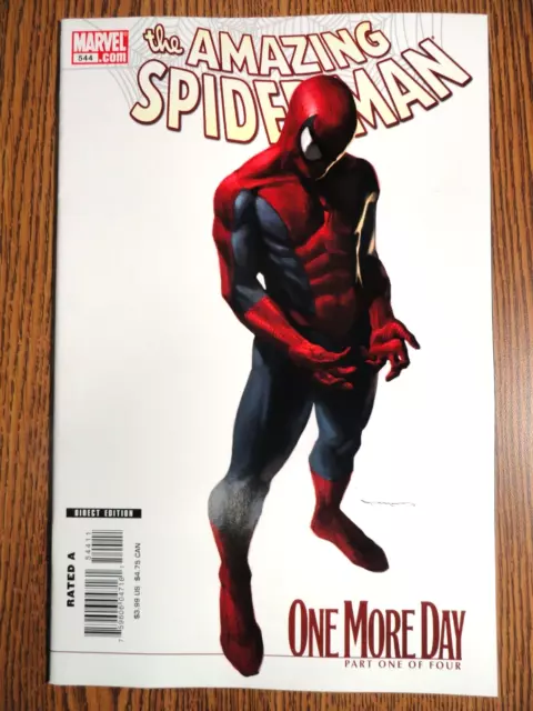 Étonnant Spider-Man #544 Djurdjevic Housse One More Day 1st Imprimé Marvel