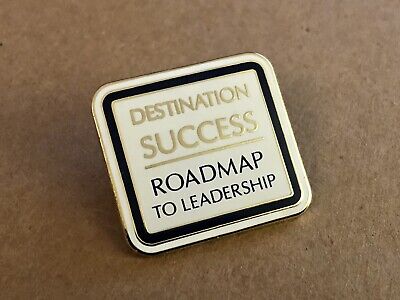 Destination Success Roadmap To Leadership Enamel Pin