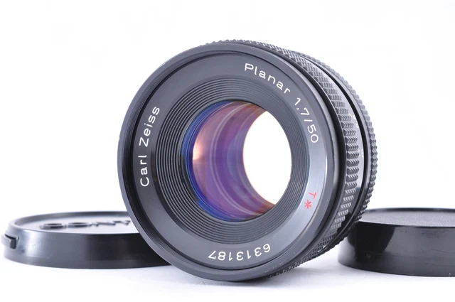 "Near Mint" Contax Carl Zeiss Planar f/1.7 50mm T* AEJ Lens From JAPAN #187