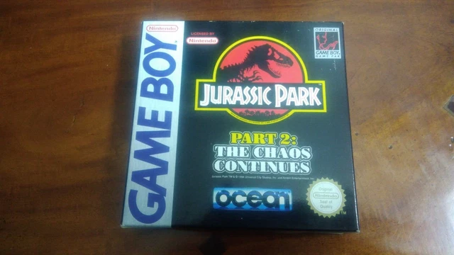 Jeu Nintendo Game Boy ** Jurassic Park Part 2 the Chaos continues ** EUR Complet