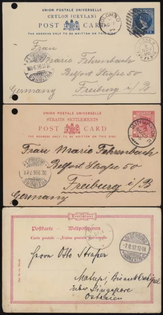 Dt. Neuguinea 1896/97 GS Anreise Ceylon Singapur+eingehend MATUPI Bismarck-Arch.