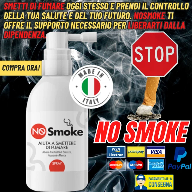 NO SMOKE Spray metodi per smettere di fumare come metodo da soli miglior fumo