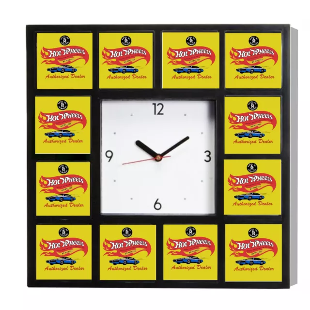 Hot Wheels Dealer Advertising Promo Clock 10.5". Not $65