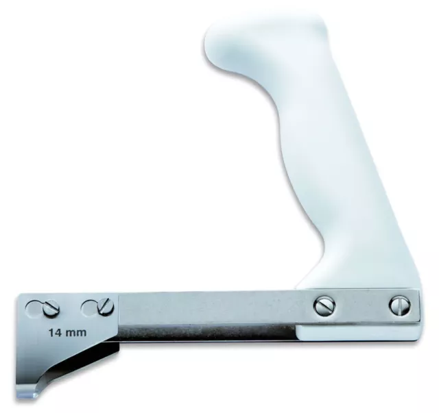 Dick Rippenzieher 14 mm Klinge rostfrei - Rippenlöser mit ergonomischen Griff