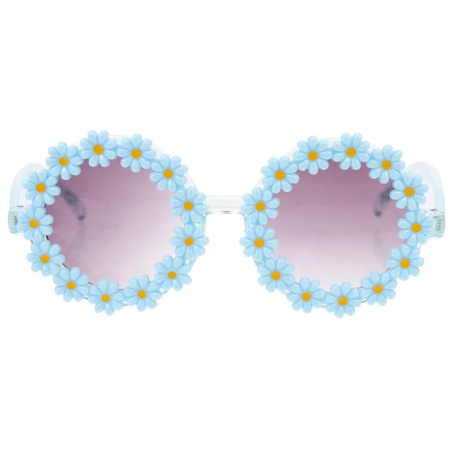 Occhiali oggetti di scena bambini occhiali da sole fiori rotondi uomo bambino regalo girasole