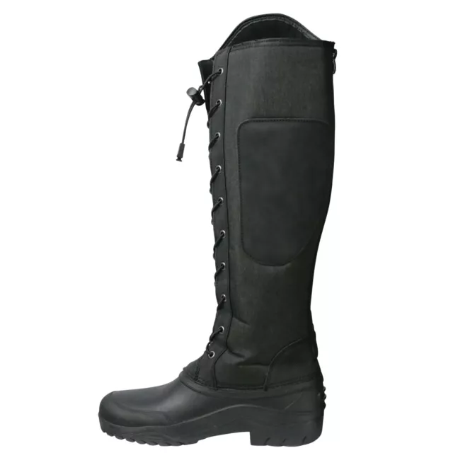 Hy - Damen Lange Reitstiefel "Mont Maudit", Leder (BZ4529)