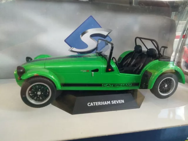Miniature 1/18 Solido lotus Caterham seven verte, 1801801