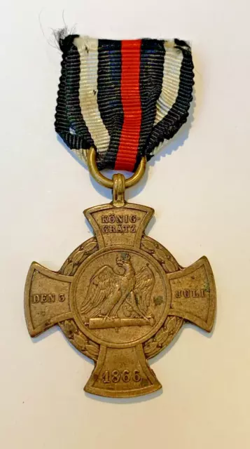 Imperial Germany - Prussia - Koniggratz Cross from 1866 - Den 3 Juli 1866