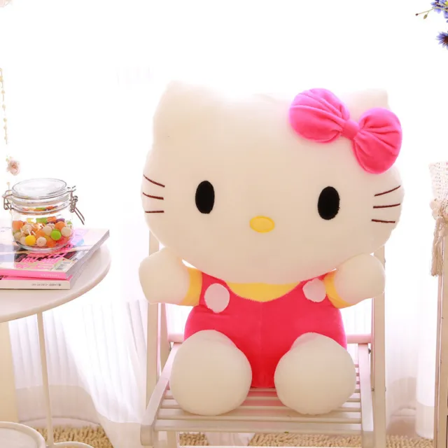 NEW 1pc Cartoon Hello Kitty Plush Toy Stuffed Soft Doll Kids Xmas Gift 20cm HOT