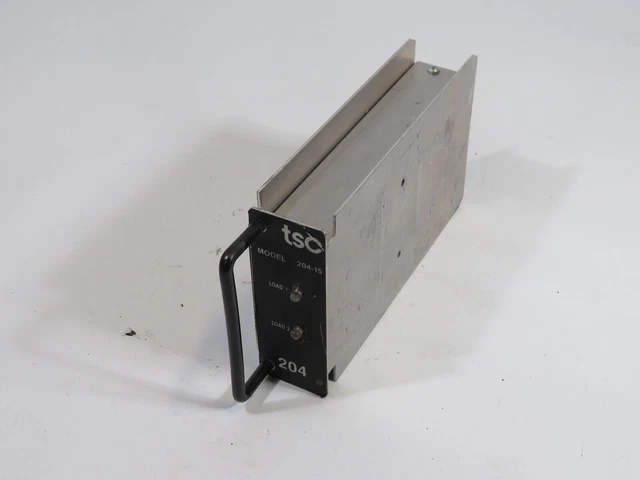 TSC FU4204 Traffic Signal System Model 204-15 25A@77 Deg F 15A@165 Deg F USED