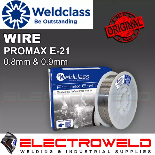 4.5kg WELDCLASS E71T-11 Gasless Mig Steel Welding Wire 0.8mm 0.9mm Spool Roll