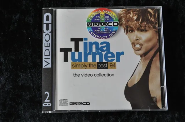 TINA TURNER ** SIMPLY THE BEST '94 ** THE VIDEO COLLECTION ** VIDEO CD – 2x DISC
