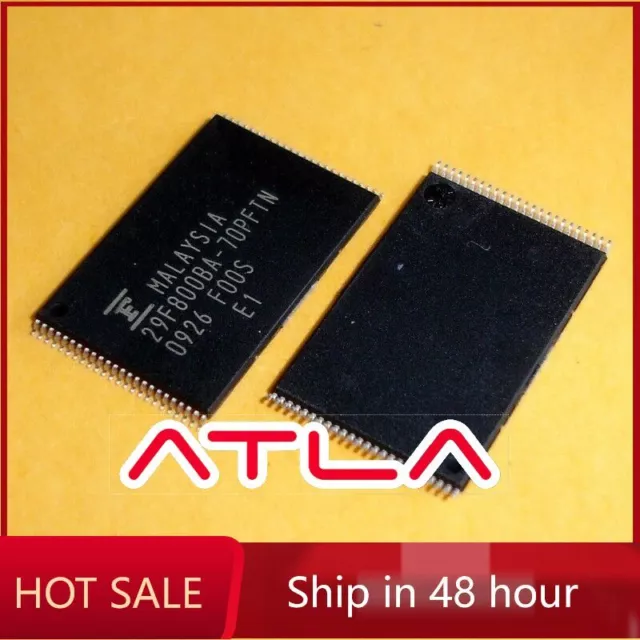 10 Pcs Mbm29F800Ba-70Pftn Tssop-48 29F800Ba-70Pftn 8M (1M X 8/512K X 16) Bit