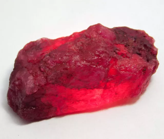 86.55 Cts Natural Earth Mined Red Ruby Rough Loose Gemstone