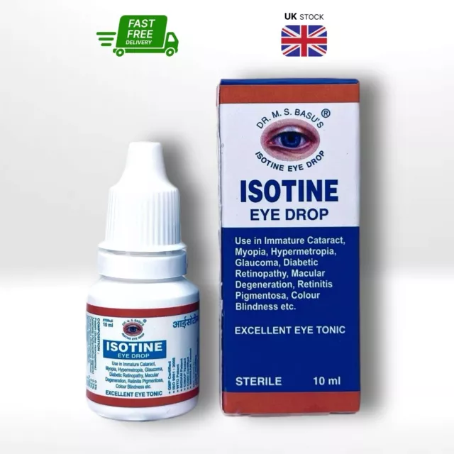 Isotine Eye Drops Jagat 10ml - Herbal Eye Care, Vision Support, Soothing Relief