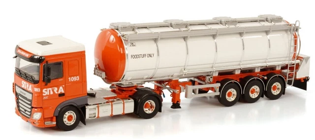 WSI 1/50 – Camion Plateau DAF 3600 ATI 4x2 Pour BIALEK, Modèle Neuf