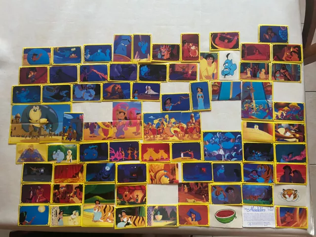 Image Panini Autocollant Sticker Aladdin 1 Choix 1993 Disney 93