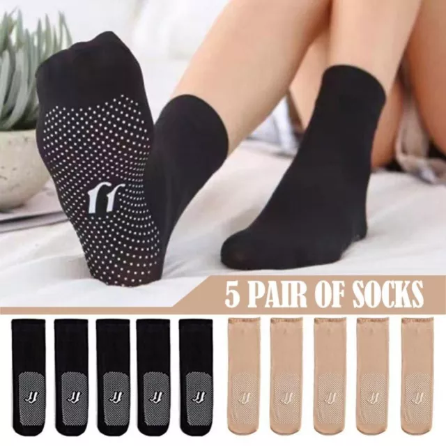 Non-marking Invisible Crystal Silk Socks Silk Sheer Ankle Socks Short Stockings