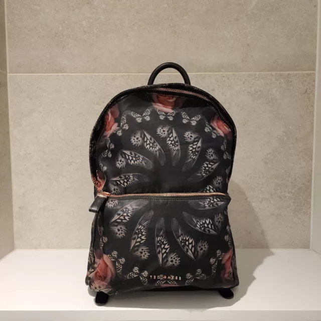 ted baker men women floral waterproof laptop gym travel backpack rucksack bag