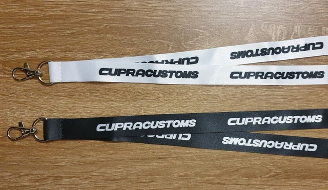 Seat 6H1087011IAA Cupra Keyring Original Logo Pendant, Black