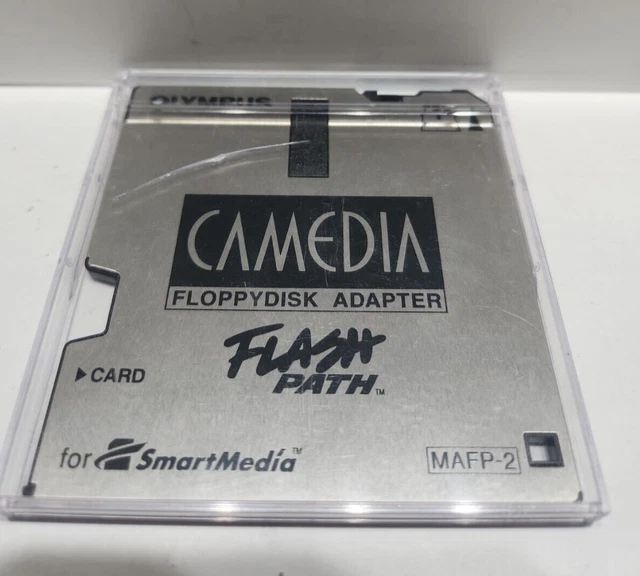 Adaptador de disquete de ruta flash Olympus CAMEDIA MAFP - 2 para SmartMedia