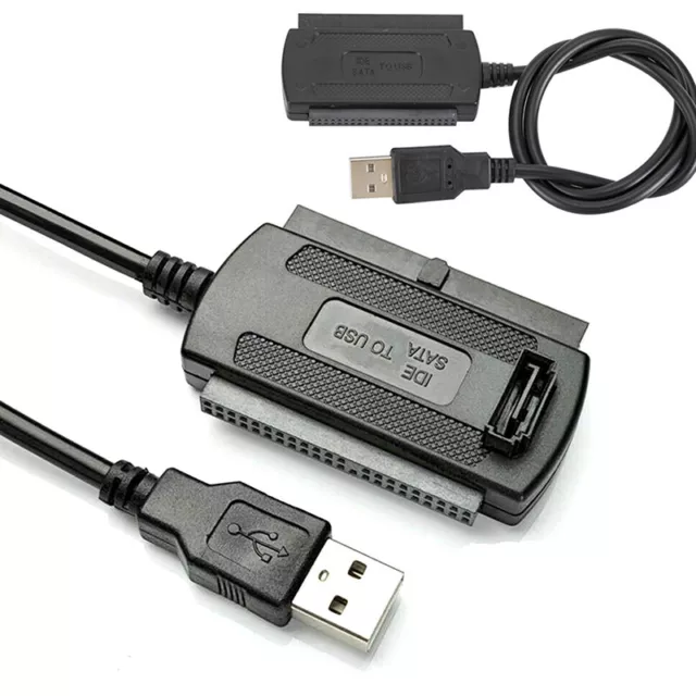 USB 2.0 To IDE SATA Adapter Converter Cable For 2.5 3.5 Inch Hard Drive HDB-xd