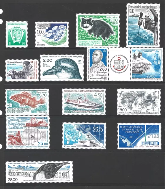 French Antarctic/Fsat/Taaf 1994, Complete Year (15), S.g 288, 321-334 Mnh**