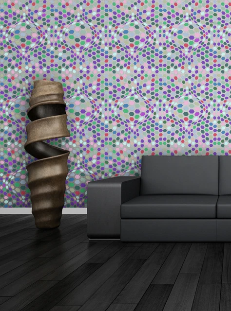Wall Geometric Stencil Monica, Reusable Template for accent wall DIY decor