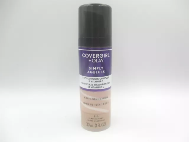 COVERGIRL+OLAY 1Fl oz. Classic Ivory Simply Ageless 3-in-1 Liquid Foundation