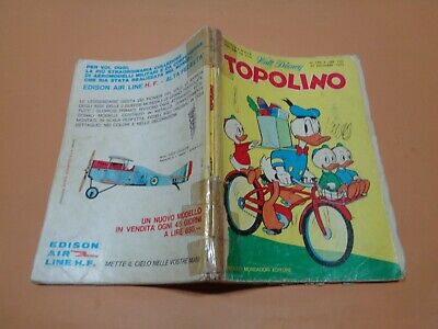 Topolino N° 786 Originale Mondadori Disney Discreto 1970 Bollini