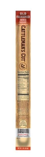 Cattleman's Cut 53475 Affumicati Salsiccia Bastoncini 29.6ml 1 Singolo Bastone