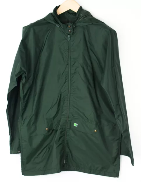Vintage Helly Hansen Uomo Giacca Impermeabile Cappotto TAGLIA S (46)