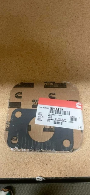 Thermostat Housing Gasket for LFC Engine Only. PAI# 131495 Ref.# Cummins 3044475