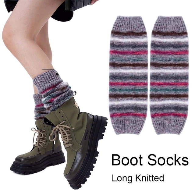 Lalou Créa: Guêtres En Tricot Bleu, Taille 3 Ans