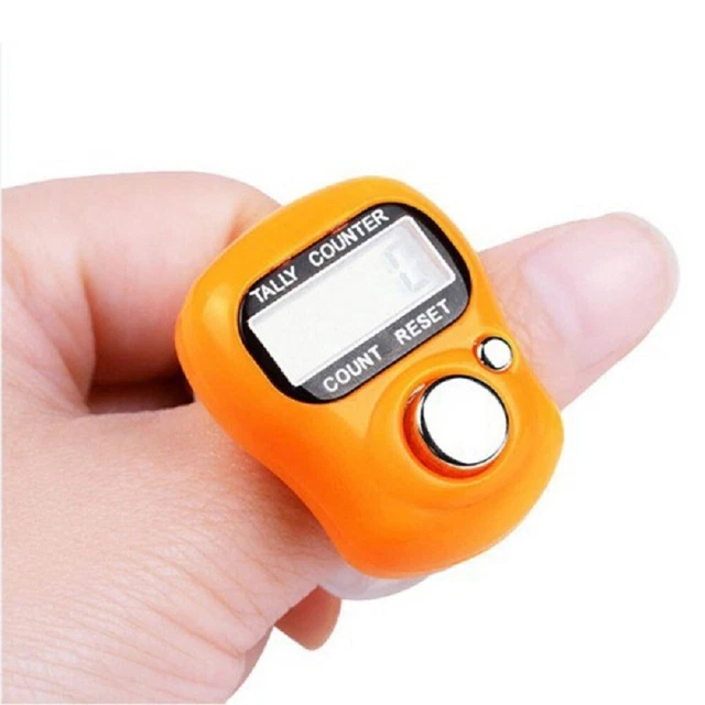 Conteggio elettronico 1 pezzo contatore dita elettronico Tally Counter