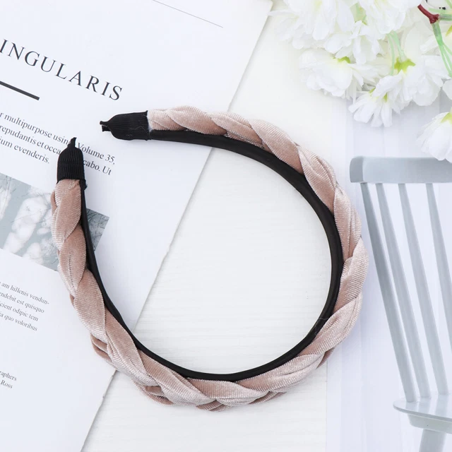 1pc Suede Hair Braid Headband Fashion Hair Band Hair Accessory for Women Girls