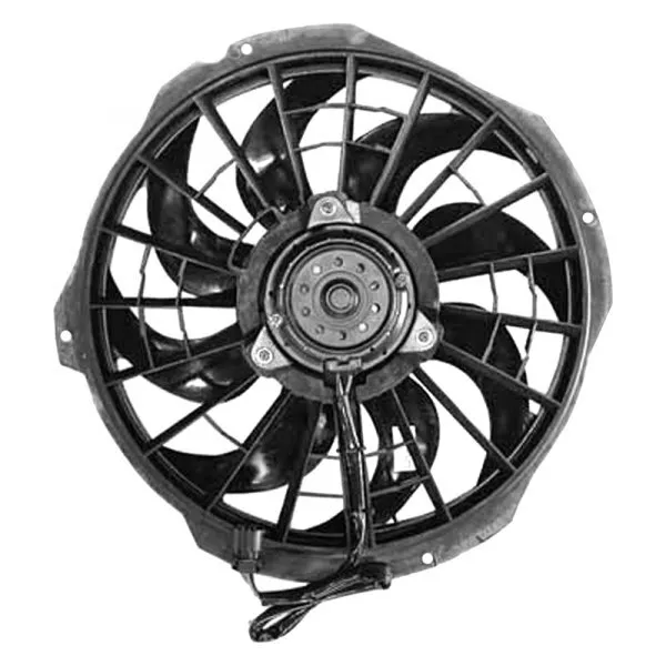 For 92-95 BMW 3-Series 4Cy, 92-99 6Cy A/C Condenser Fan Assembly